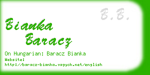 bianka baracz business card